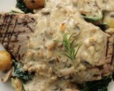 Foto langkah ke 13 dari resep Steak Daging Lokal & Saus Jamur Devina Hermawan.