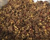 A picture of step 3 of Bacon Cheeseburger Tator Tot Casserole.