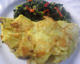 Foto del paso 4 de la receta: Omelette de papa, jamón y queso