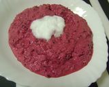 A picture of step 2 of Beetroot Dhokla.