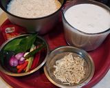 Foto langkah ke 1 dari resep Nasi liwet santan magic com.