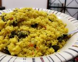 A picture of step 3 of Danbun tsakin masara.