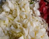 A picture of step 1 of Niramish Bandhakopir Dalna / Bengali Canbage.
