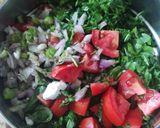 A picture of step 2 of Methi khuda.
