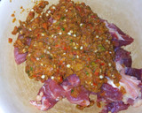 A picture of step 2 of Tsire Skewers.