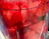 A picture of step 1 of Watermelon mojito.