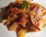 Une image de l'étape 4 de Chou au confit de canard.