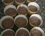 Hình bước làm 3 của món Bánh mufin cacao chuối yến mạch