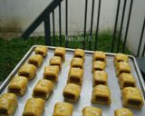 Foto langkah ke 3 dari resep Chocolate Waffer Cookies.