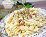 Foto langkah ke 6 dari resep Fusilli Carbonara (Pasta/Spaghetti).