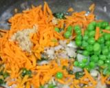 A picture of step 2 of Barnyard Millets Vegetables Upma.