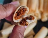 Foto langkah ke 6 dari resep LUMPIA Keju dan Abon.