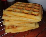 A picture of step 6 of Yummy crunchy and fluffy waffles.