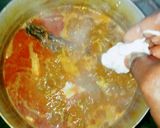 A picture of step 6 of Oha soup.