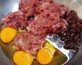 Hình bước làm 1 của món Chả trứng bắc thảo