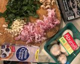 Foto del paso 1 de la receta: Fetuccini con crema y sorpresas