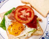 Hình bước làm 2 của món Bánh Mì Sandwich Kẹp