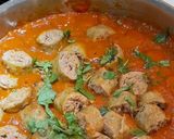A picture of step 3 of Italian Sausage Spaghetti.
