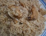 A picture of step 7 of Chicken chana pulao.