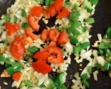 A picture of step 4 of Egg Farefalle.