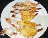 Foto langkah ke 6 dari resep Udang Panggang Bumbu Bawang Keju.