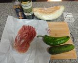 Foto del paso 1 de la receta: Gazpacho de melón con crujiente de jamón