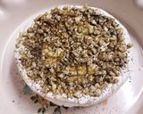 A picture of step 3 of Savory Garlic and Herb Baked Brie.