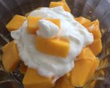 Foto del paso 2 de la receta: Mango con crema