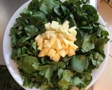 Une image de l'étape 12 de Salade de cresson à l'ugli, pomme, oignon rouge et basilic pourpre.