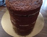 Foto del paso 2 de la receta: Torta de trufa, ganache de chocolate blanco y brillo espejo