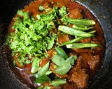 A picture of step 5 of Tala Hua Gosht (Mutton Fry - Hyderabadi style).