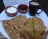 A picture of step 4 of Mooli ka paratha.