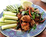 ลาบหมูทอด​ วิธีทำสูตร 5 รูป