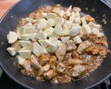 Une image de l'étape 12 de Panais et courgettes au poulet et bouillon de champignons.