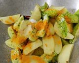 A picture of step 2 of Spiny Gourd(Kantola) Potato Fry(no onion garlic).