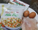 Hình bước làm 1 của món Súp gà rau củ 🥘
