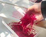 Gambar langkah 2 resipi Kek Beetroot Madu Coklat.