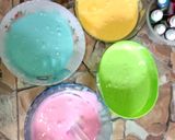 Foto langkah ke 5 dari resep Rainbow cake kukus.