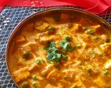 A picture of step 4 of Matar paneer.