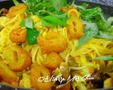 Hình bước làm 3 của món Bún xào nghệ chay