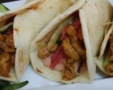 A picture of step 12 of Chicken Wraps.