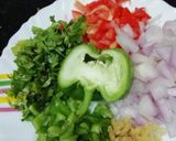 A picture of step 2 of Uttapam.