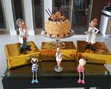 Foto langkah ke 9 dari resep Mocca Nougat cake (birthday cake).