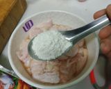 รูปขั้นตอนการทำที่ 3 ของ หนังไก่ทอดอันมอดไหม้ ด้วยหม้อทอดไร้น้ำมัน
