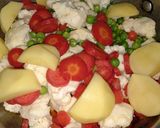 A picture of step 3 of Mix vegetables.