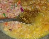A picture of step 1 of Carrot Potato peas vegetable.