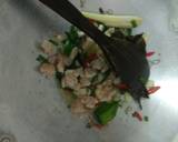 Nasi Bakar Teri Pete (dari nasi sisa) langkah memasak 3 foto