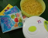 Foto langkah ke 2 dari resep Puding nangka...dengan saus fla rasa vanilla.