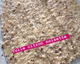 Une image de l'étape 3 de Tarte crémeux citron basilic et sa tuile citron noisette caramélisé.