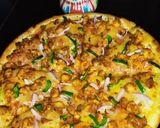 A picture of step 5 of Cheesy Fajita Chunks Pizza 🍕🍕.